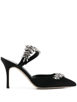 Women Manolo Blahnik Lurum 90mm Embellished Pumps