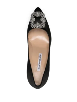 Women Manolo Blahnik Hangisi 105mm Jewel Buckle Pumps -Manolo Blahnik 16222069 30934167 1000