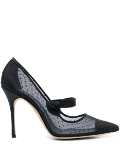 Women Manolo Blahnik Hangisi 105mm Slingback Pumps