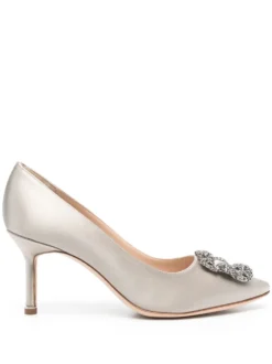 Women Manolo Blahnik Hangisi 70mm Embellished Pumps