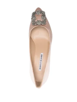 Women Manolo Blahnik Hangisi 30mm Pointed-toe Pumps -Manolo Blahnik 16476586 50559173 1000
