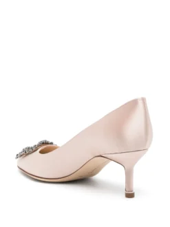 Women Manolo Blahnik Hangisi 30mm Pointed-toe Pumps -Manolo Blahnik 16476586 50559177 1000