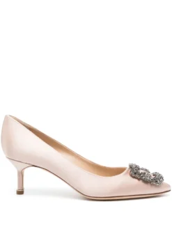 Women Manolo Blahnik Hangisi 30mm Pointed-toe Pumps