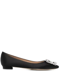Women Manolo Blahnik Hangisi Buckle Ballerinas