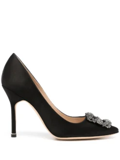 Women Manolo Blahnik Hangisi 105mm Buckle-embellished Pumps