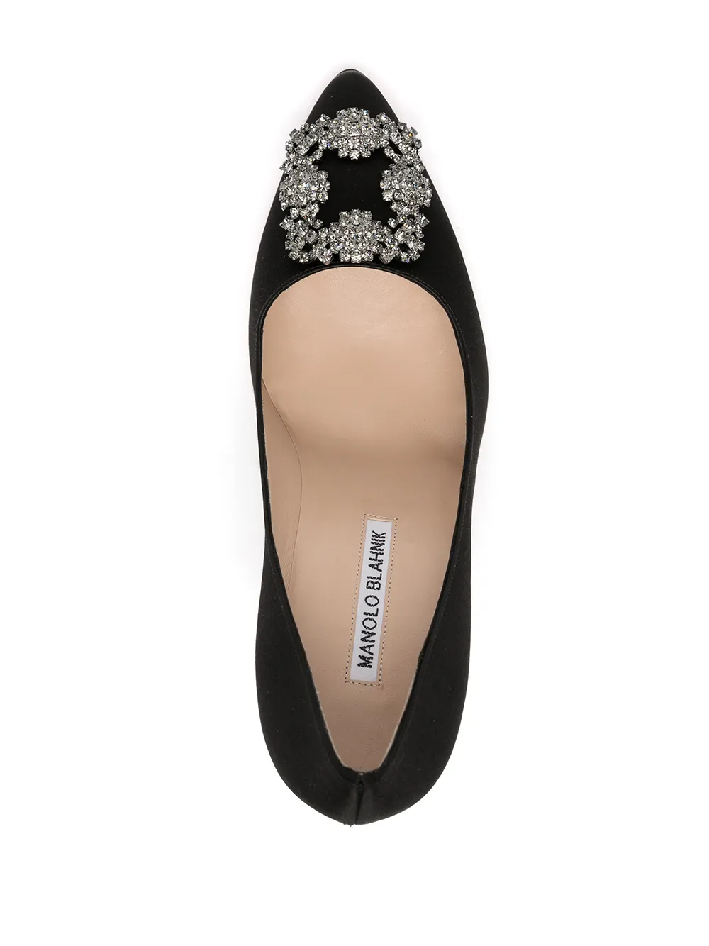 Women Manolo Blahnik Hangisi 105mm Buckle-embellished Pumps 4 Women Manolo Blahnik Hangisi 105mm Buckle-embellished Pumps - Image 4