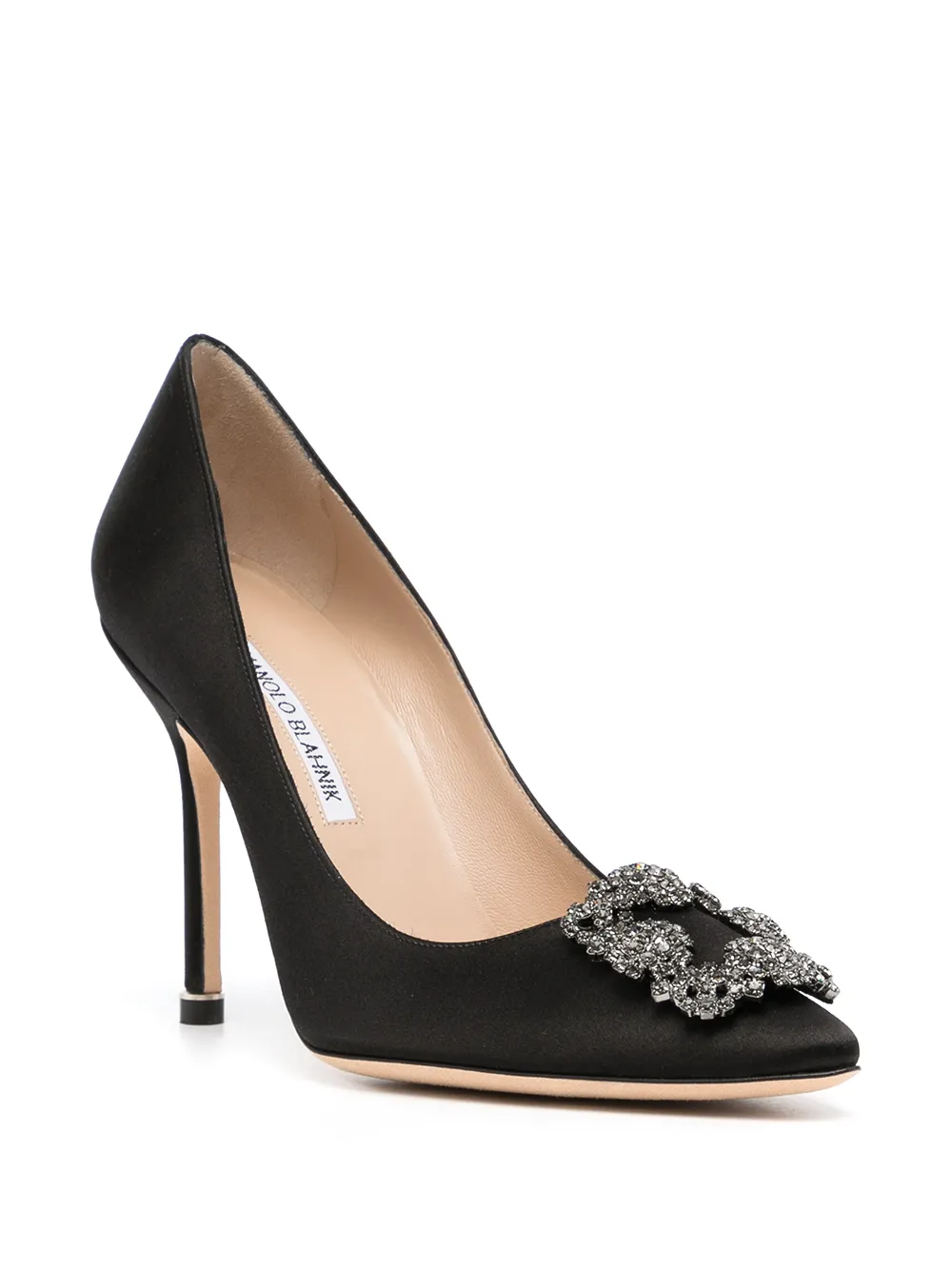 Women Manolo Blahnik Hangisi 105mm Buckle-embellished Pumps 2 Women Manolo Blahnik Hangisi 105mm Buckle-embellished Pumps - Image 2