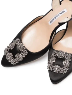 Women Manolo Blahnik Hangisi 70mm Satin Slingback Pumps -Manolo Blahnik 17058672 36855833 1000