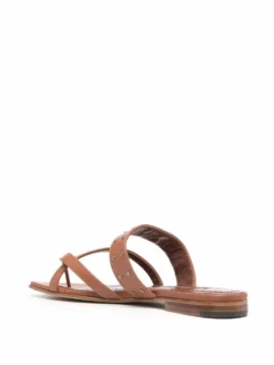 Women Manolo Blahnik Buza Studded Flat Sandals -Manolo Blahnik 17147170 34632229 1000