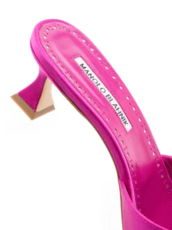 Women Manolo Blahnik 60mm Crystal-buckle Mules -Manolo Blahnik 17902501 40589546 1000