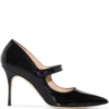 Women Manolo Blahnik Campari 90mm Patent Leather Pumps