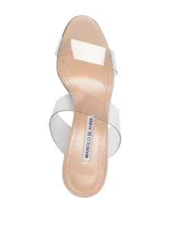 Women Manolo Blahnik Scolto 90mm Transparent Mules -Manolo Blahnik 18047036 38340257 1000