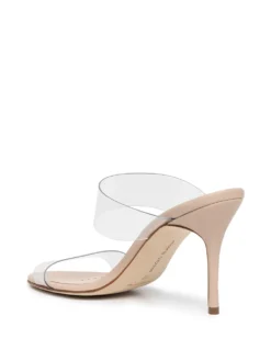 Women Manolo Blahnik Scolto 90mm Transparent Mules -Manolo Blahnik 18047036 38342143 1000