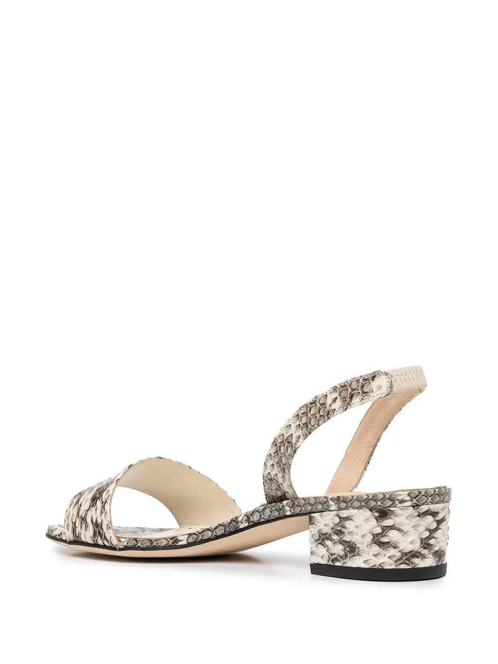 Women Manolo Blahnik Patopia Snakeskin Effect 40mm Sandals 3 Women Manolo Blahnik Patopia Snakeskin Effect 40mm Sandals - Image 3