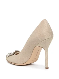 Women Manolo Blahnik Hangisi Glitter Pumps -Manolo Blahnik 18469811 39900829 1000