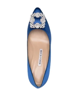 Women Manolo Blahnik Hangisi 60mm Crystal-buckle Pumps 7 Women Manolo Blahnik Hangisi 60mm Crystal-buckle Pumps -Manolo Blahnik 18484903 39846386 1000