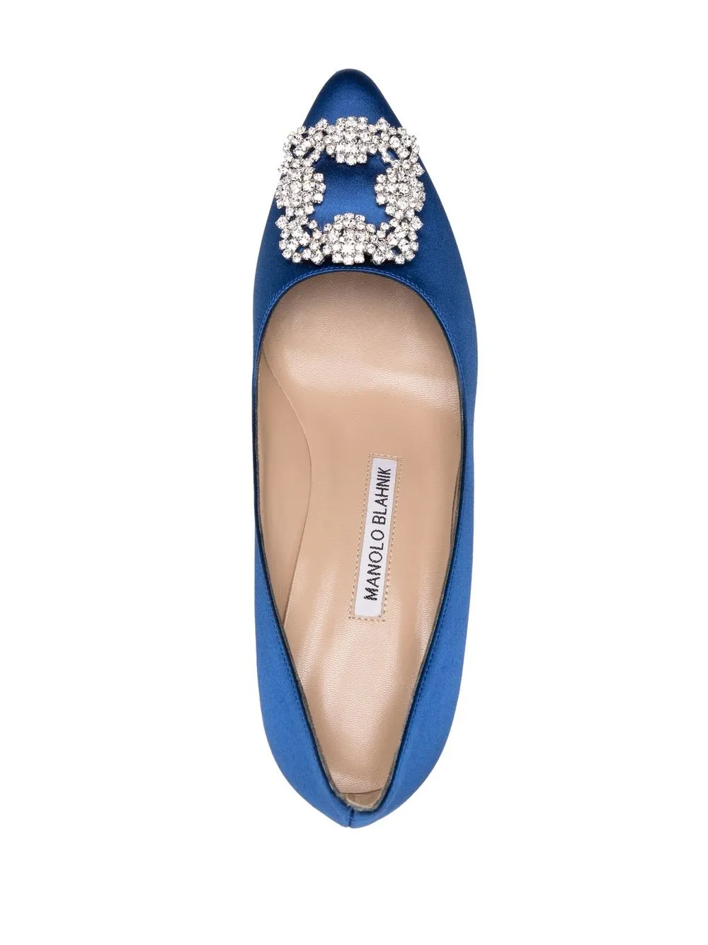 Women Manolo Blahnik Hangisi 60mm Crystal-buckle Pumps 4 Women Manolo Blahnik Hangisi 60mm Crystal-buckle Pumps - Image 4