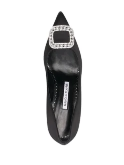 Women Manolo Blahnik Buckle-detail 85mm Heeled Pumps -Manolo Blahnik 18495042 39855337 1000