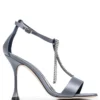 Women Manolo Blahnik Bambi Crystal-strap Sandals