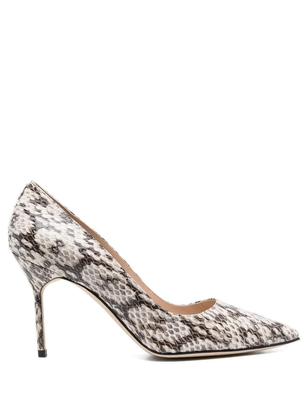 Women Manolo Blahnik Tora Snakeskin-effect Leather Pumps 1 Women Manolo Blahnik Tora Snakeskin-effect Leather Pumps