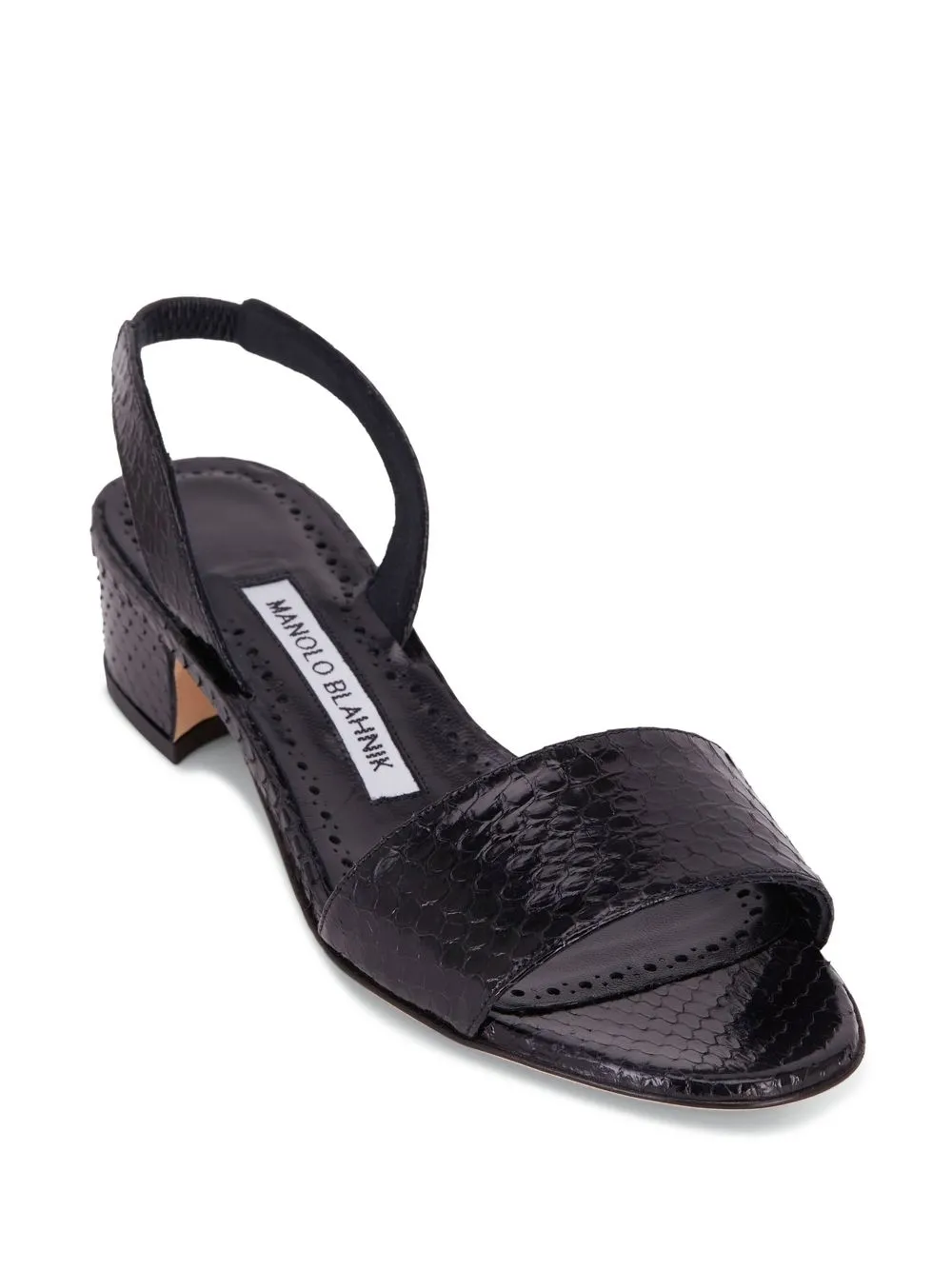 Women Manolo Blahnik Open-toe Slingback Sandals 2 Women Manolo Blahnik Open-toe Slingback Sandals - Image 2