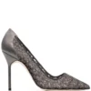 Women Manolo Blahnik BB Lace 105mm Pumps