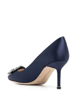 Women Manolo Blahnik 70mm Hangisi Pumps -Manolo Blahnik 18903350 41086889 1000