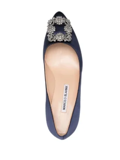 Women Manolo Blahnik 70mm Hangisi Pumps -Manolo Blahnik 18903350 41087223 1000