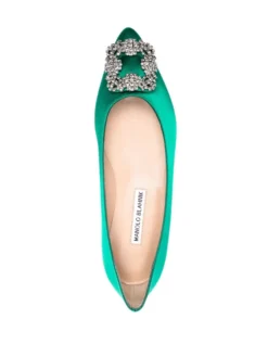 Women Manolo Blahnik Hangisi Flat Ballerinas -Manolo Blahnik 18921237 41591886 1000