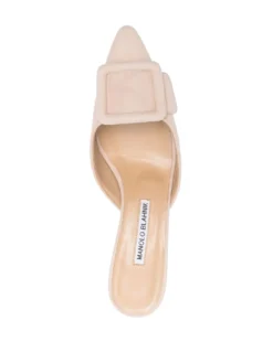 Women Manolo Blahnik Buckle-detail 60mm Mules -Manolo Blahnik 18924264 41299172 1000