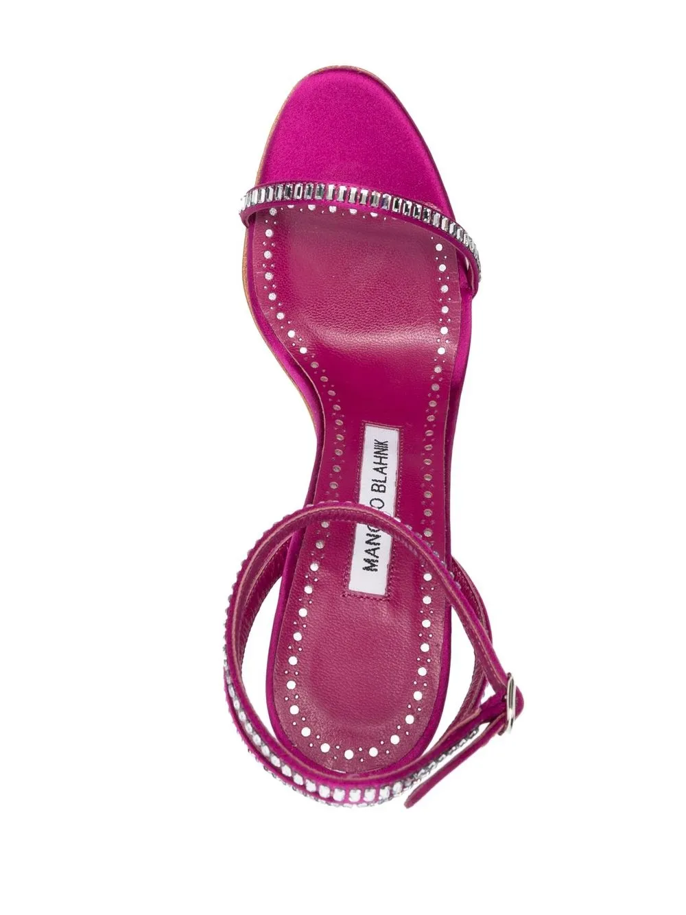 Women Manolo Blahnik Crinastra Crystal-embellished Sandals 4 Women Manolo Blahnik Crinastra Crystal-embellished Sandals - Image 4