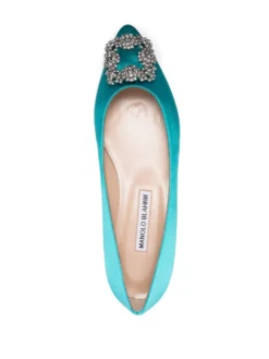Women Manolo Blahnik Hangisi Flat Ballerinas -Manolo Blahnik 19065863 41815178 1000