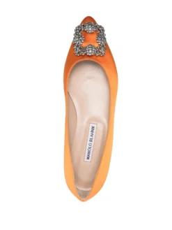 Women Manolo Blahnik Hangisi Flat Ballerinas -Manolo Blahnik 19065866 41815656 1000