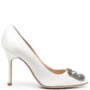 Women Manolo Blahnik Hangisi 90mm Pumps