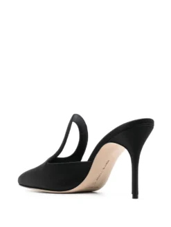 Women Manolo Blahnik Fugati 100mm Heeled Mules -Manolo Blahnik 19070537 43577875 1000