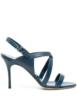 Women Manolo Blahnik Singanu Sling-back Heeled Sandals