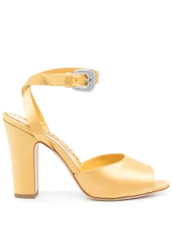 Women Manolo Blahnik 110mm Open-toe Heeled Sandals