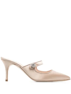 Women Manolo Blahnik Camparimu 70mm Pointed Mules