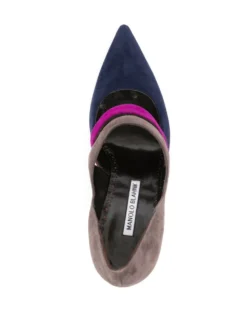 Women Manolo Blahnik Marule Colour-block Suede Pumps -Manolo Blahnik 19079452 41773537 1000