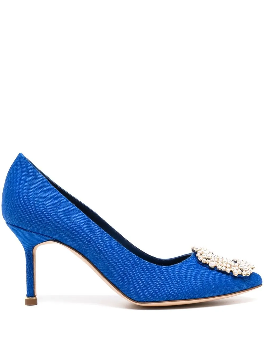 Women Manolo Blahnik Hangisi 80mm Pumps 1 Women Manolo Blahnik Hangisi 80mm Pumps