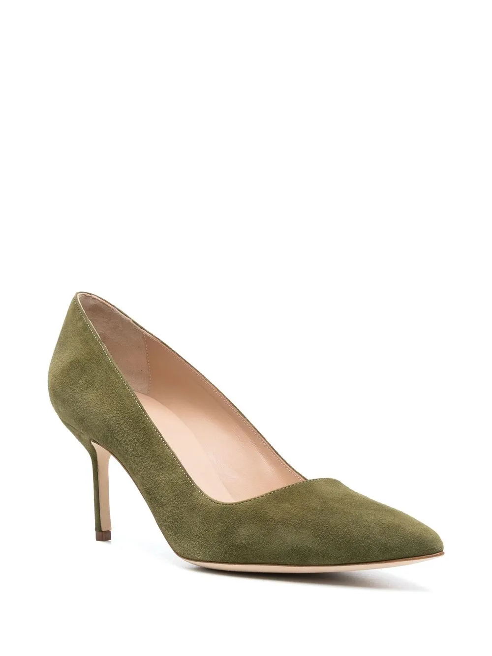 Women Manolo Blahnik Tora 70mm Suede Pumps 2 Women Manolo Blahnik Tora 70mm Suede Pumps - Image 2