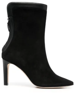 Women Manolo Blahnik 90mm Suede Ankle Boots