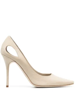 Women Manolo Blahnik Toplaca 105mm Cut-out Pumps