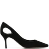 Women Manolo Blahnik Toplaca 70mm Suede Pumps