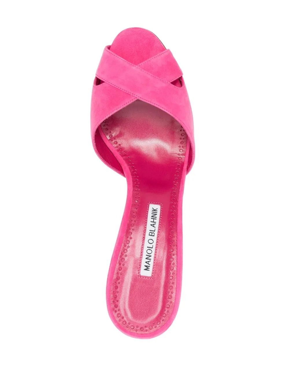 Women Manolo Blahnik Mumbimu Suede Mules 4 Women Manolo Blahnik Mumbimu Suede Mules - Image 4