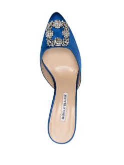 Women Manolo Blahnik Hangisimu Jewel-buckle 90mm Mules 7 Women Manolo Blahnik Hangisimu Jewel-buckle 90mm Mules -Manolo Blahnik 19176975 44558097 1000