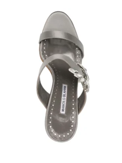 Women Manolo Blahnik Chivela 110mm Open-toe Mules -Manolo Blahnik 19176984 45009664 1000