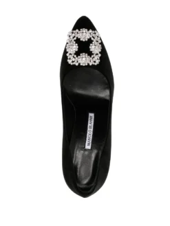 Women Manolo Blahnik Hangisi Jewel-buckle 105mm Pumps 7 Women Manolo Blahnik Hangisi Jewel-buckle 105mm Pumps -Manolo Blahnik 19410256 43199287 1000