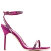 Women Manolo Blahnik 100mm Studded Stiletto Sandals