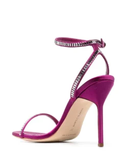 Women Manolo Blahnik 100mm Studded Stiletto Sandals -Manolo Blahnik 19462770 43460415 1000